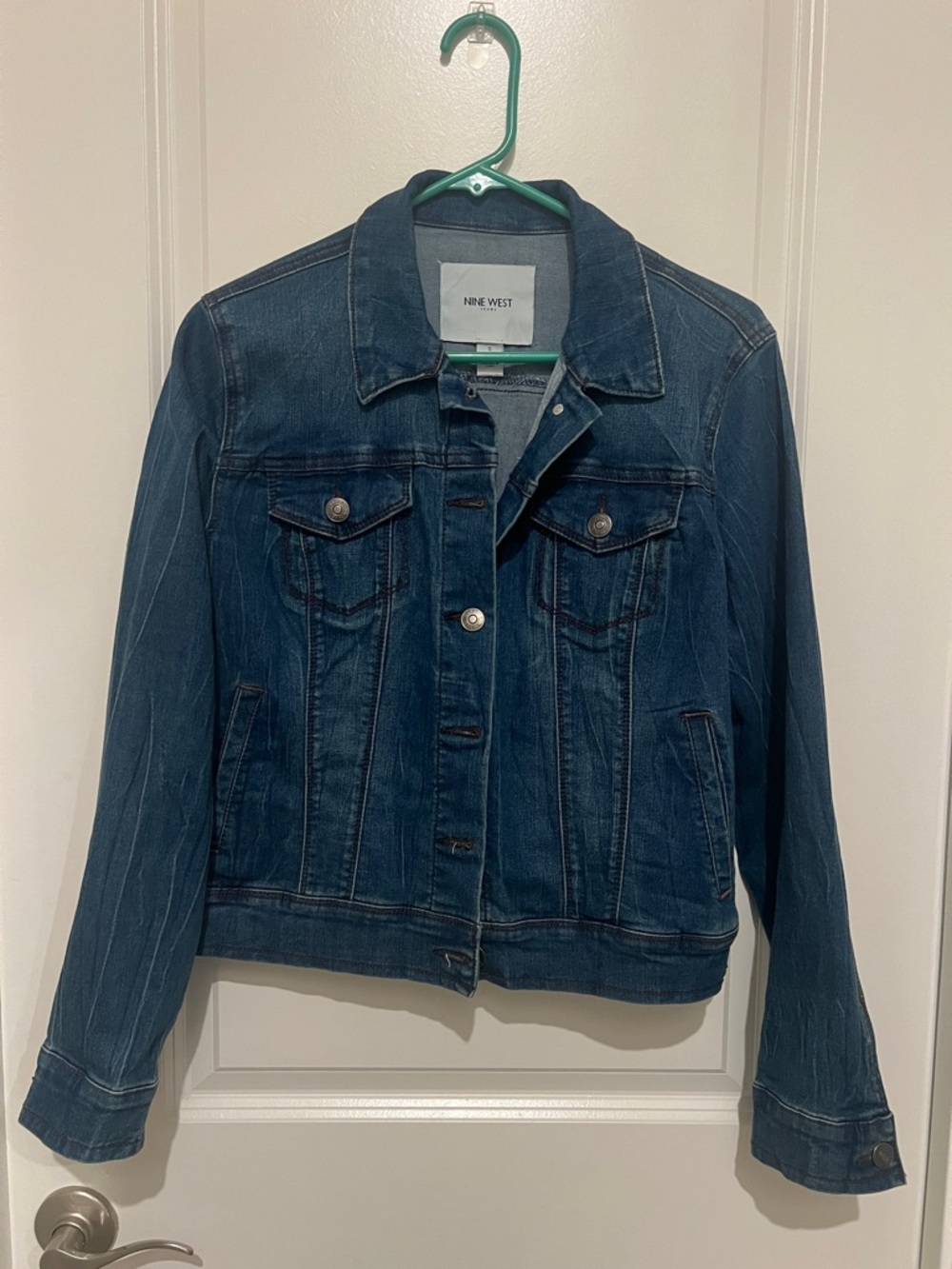 Nine West Deep Indigo Denim Jacket